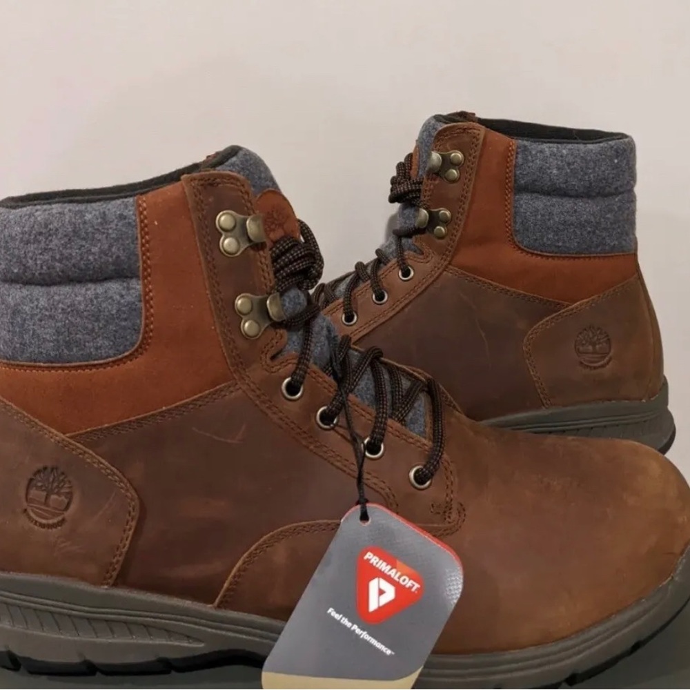 NIB MEN'S NORTON LEDGE WATERPROOF WARM-LINED BOOTS